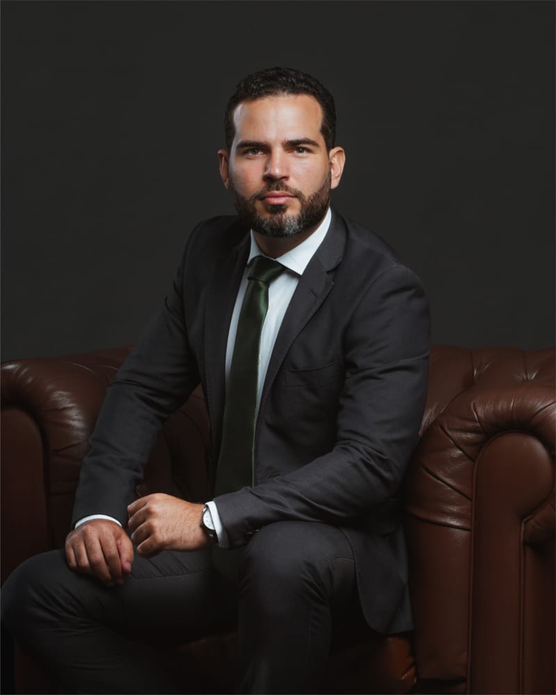 Retrato de Ricardo Alcántara Vega, socio fundador